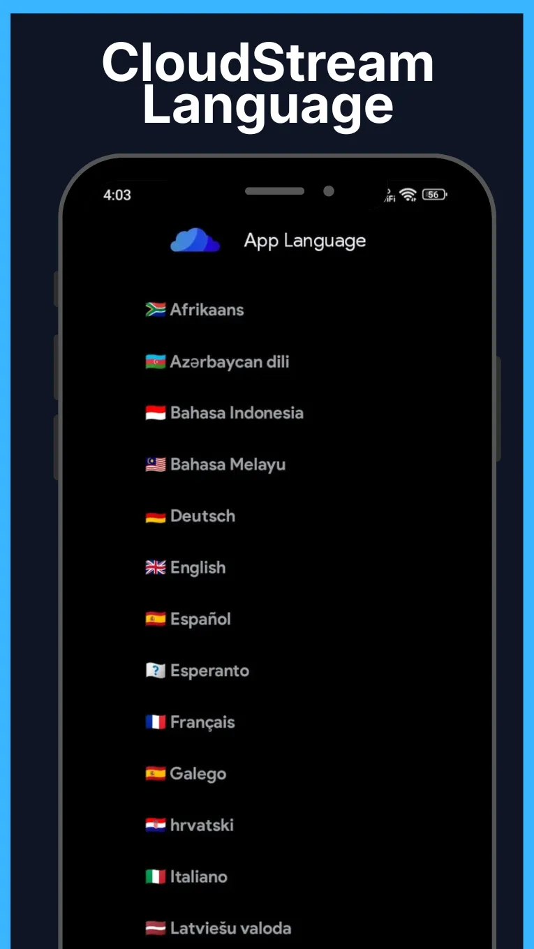 Cloudstream APK Android App Home Screen and User Interface Layout