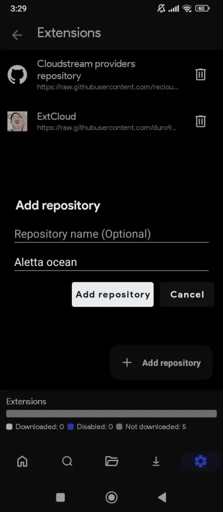 Add Repository Code